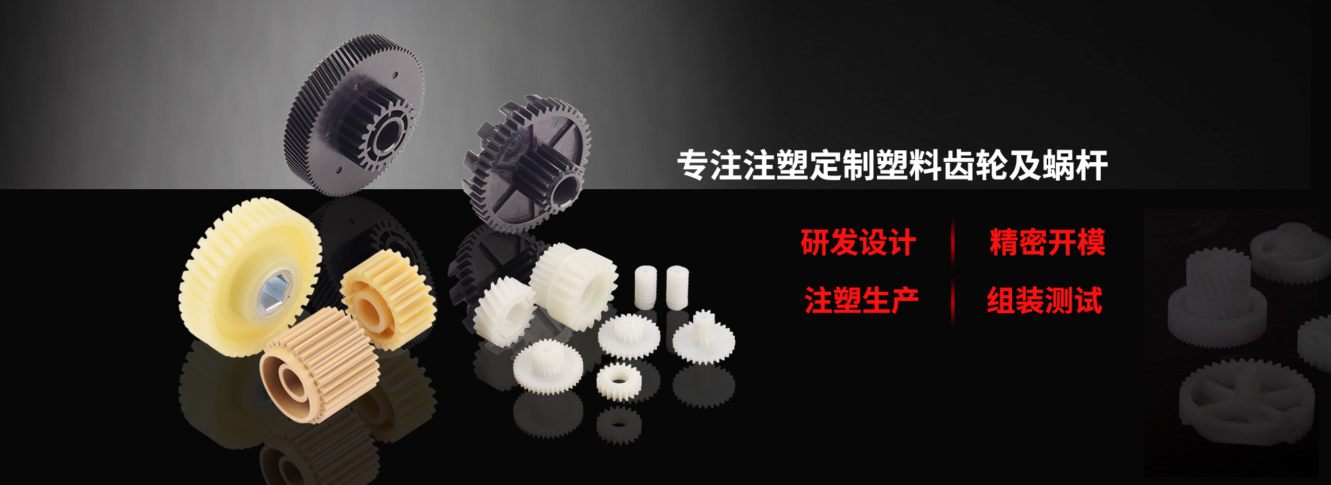 專注注塑定製塑料齒輪及蝸杆