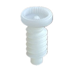 使用後塑膠蝸杆